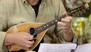 Man playing Mandolin
