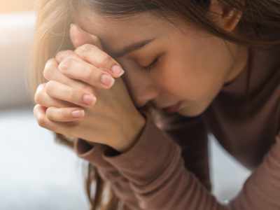 Woman praying